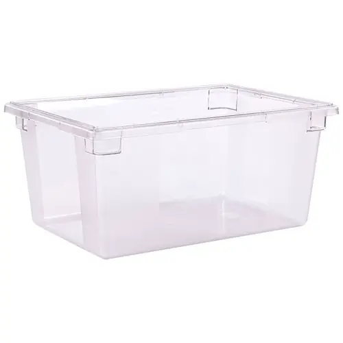 Carlisle StorPlus Polycarbonate Food Storage Container, 16.6 gal, 18 x 26 x 12, Clear, Plastic