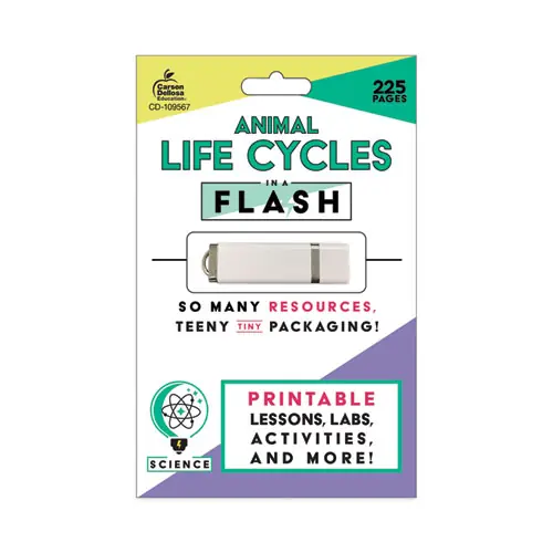 Carson-Dellosa Education In a Flash USB, Animal Lifestyles