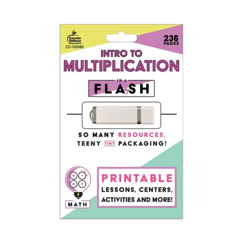 Carson-Dellosa Education In a Flash USB, Intro to Multiplication