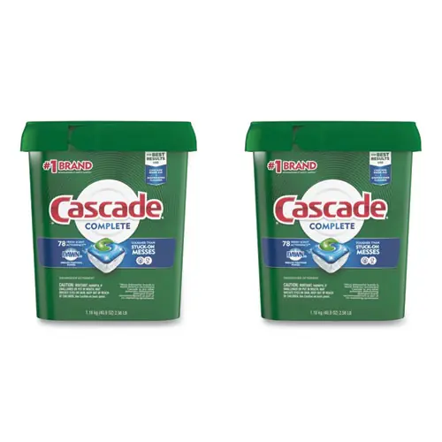 Cascade® ActionPacs, Fresh Scent, 40.9 oz Tub, 78 Packs/Tub, 2 Tubs/Carton