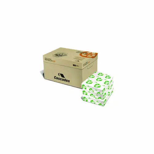 Cascades® Enviro100 Copy Paper, 90 Bright, 20 lb, 11 x 17, White, 500 Sheets/Ream, 5 Reams/Carton