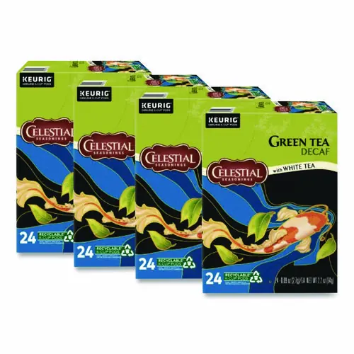 Celestial Seasonings® Decaffeinated Green Tea K-Cups, 96/Carton