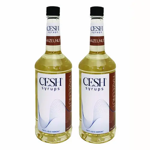 CESH™ Hazelnut Syrup, 33.81 oz, 2 Bottles/Carton