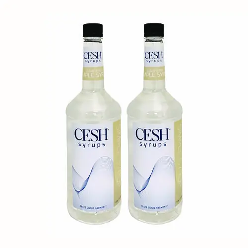 CESH™ Simple Sugar-Free Syrup, 33.81 oz Bottle, 2/Carton