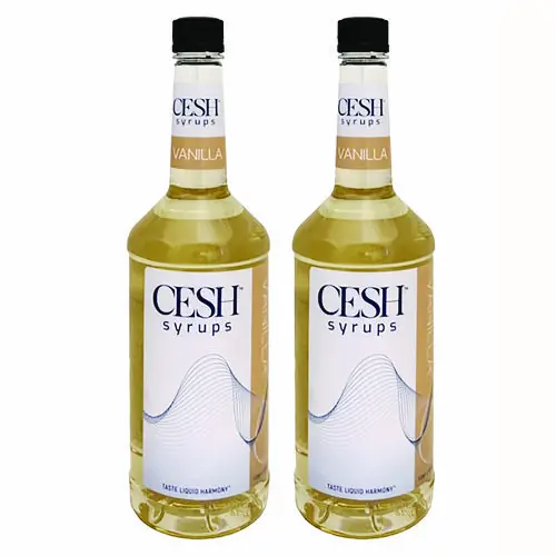 CESH™ Vanilla Syrup, 33.81 oz Bottle, 2/Carton