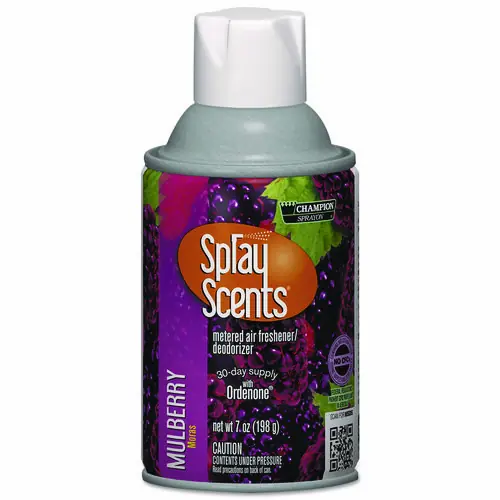 Chase Products Champion Sprayon SPRAYScents Metered Air Freshener Refill, Mulberry, 7 oz, 12/Carton
