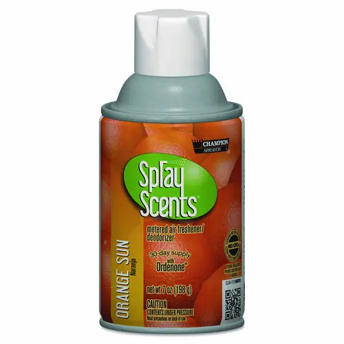 Chase Products Champion Sprayon SPRAYScents Metered Air Freshener Refill, Orange Sun, 7 oz, 12/Carton