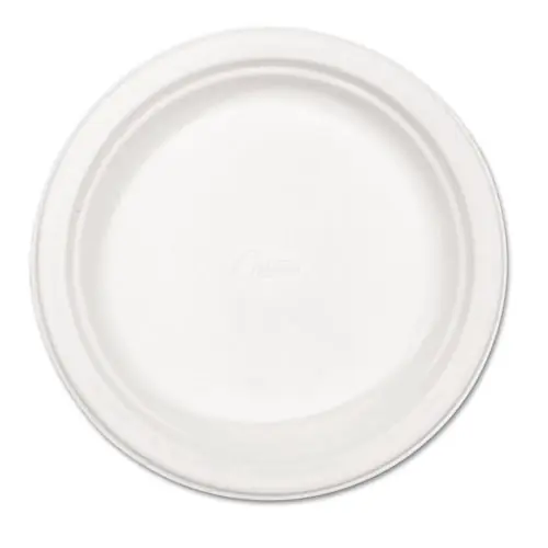 Chinet® Paper Dinnerware Plate, 8.75" Diameter, White, 500/Carton