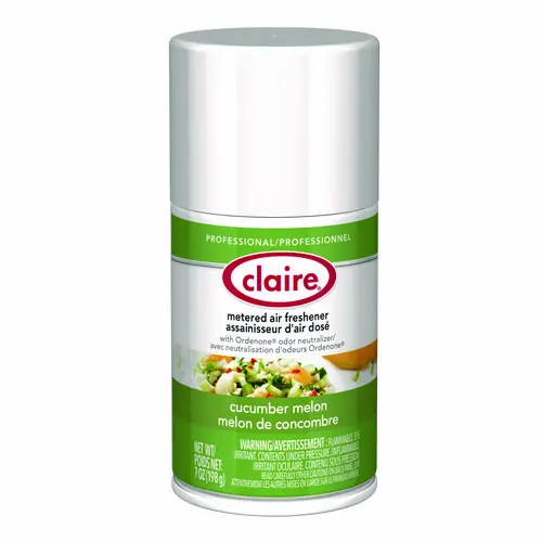 Claire® Metered Air Freshener, Cucumber Melon Scent, 7 oz Aerosol Spray