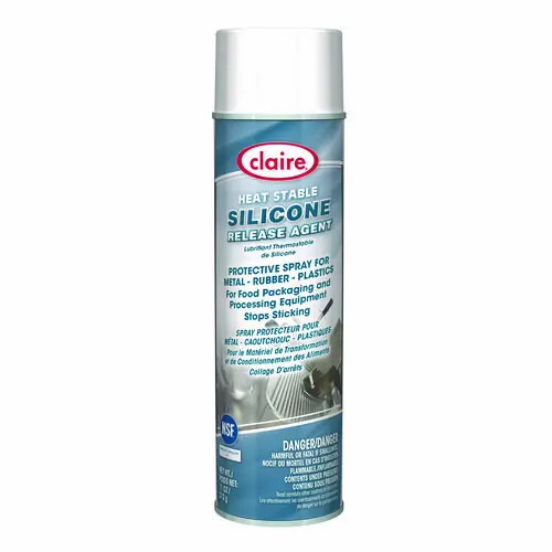 Claire® Silicone Release Agent, 11 oz Aerosol Can, 12/Carton; Non-Stock Item - Extended Delivery Time