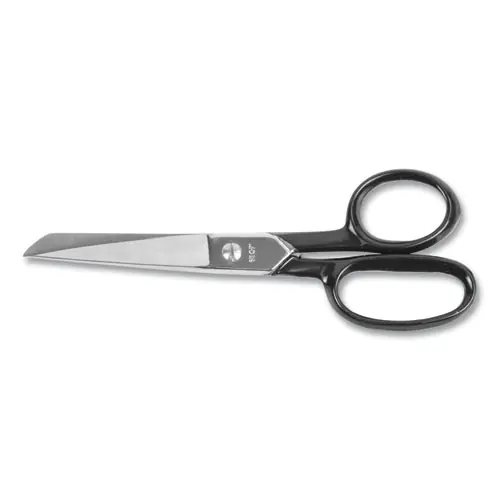 Clauss® Hot Forged Carbon Steel Shears, 7" Long, Straight Black Handle