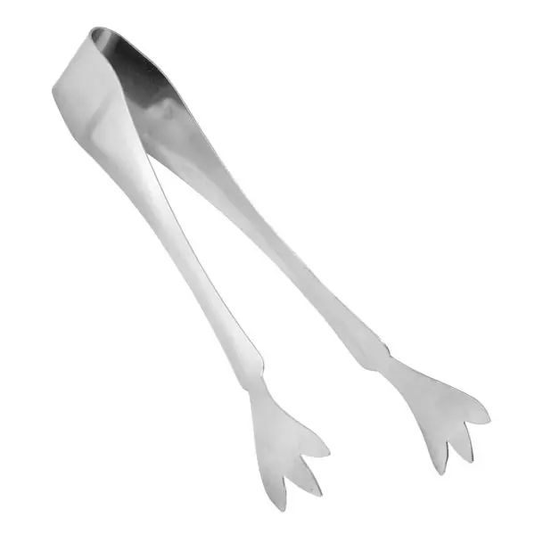 Claw Style Stainless Ice Tongs