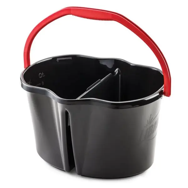 Clean & Rinse Bucket, 4 Gallon – Black