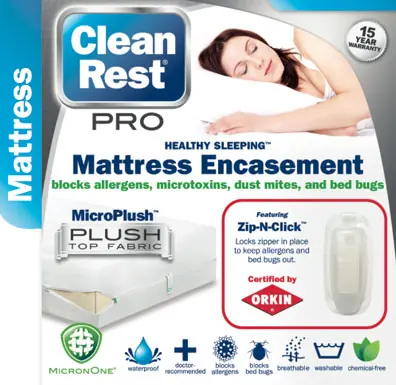 CleanRest Pro, Crib Mattress Encasement – 27″x52″x6″