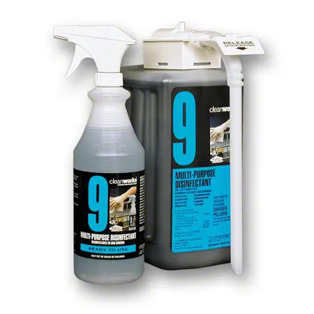 Cleanworks® #9 Multi-Purpose Disinfectant - 1.25 Gal.