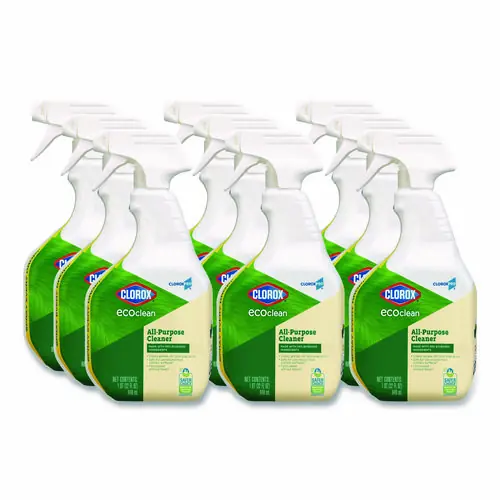 Clorox® Clorox Pro EcoClean All-Purpose Cleaner, Unscented, 32 oz, 9 Spray Bottles/Carton