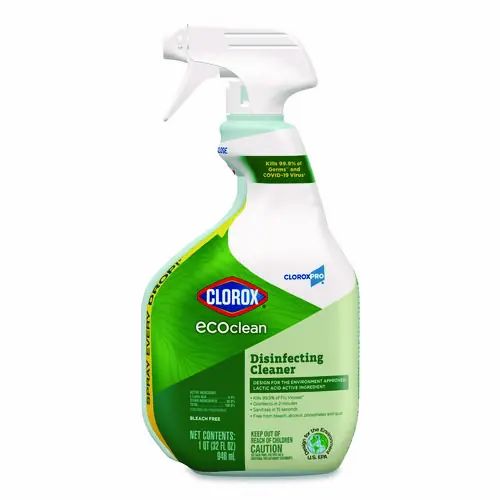 Clorox® Clorox Pro EcoClean Disinfecting Cleaner, Unscented, 32 oz Spray Bottle