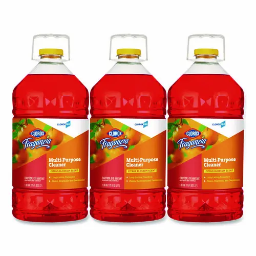 Clorox® CloroxPro Fraganzia Multi-Purpose Cleaner, Citrus Blossom Scent, 175 oz Bottle, 3/Carton