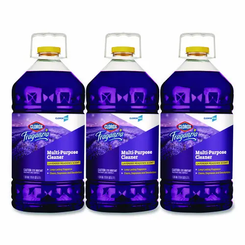 Clorox® CloroxPro Fraganzia Multi-Purpose Cleaner, Lavender Meadows Scent, 175 oz Bottle, 3/Carton