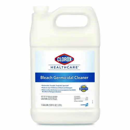 Clorox Healthcare® Bleach Germicidal Cleaner, 128 oz Refill Bottle