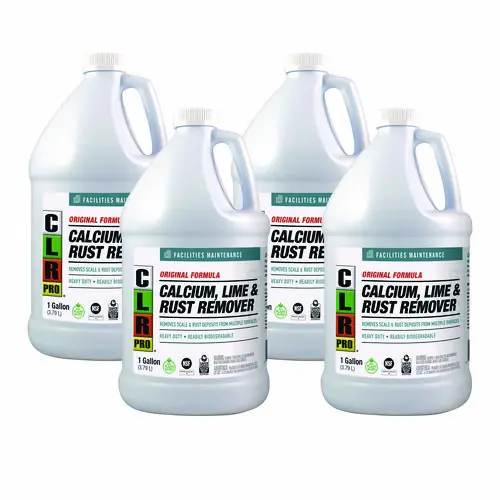 CLR PRO® Calcium, Lime and Rust Remover, 1 gal Bottle, 4/Carton