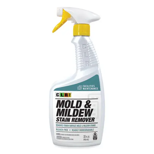 CLR PRO® Mold and Mildew Stain Remover, 32 oz Spray Bottle, 6/Carton