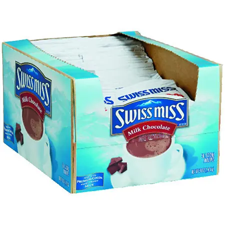 Cocoa Regular Hot Chocolate Packets, 50ct/box, 6 boxes per case