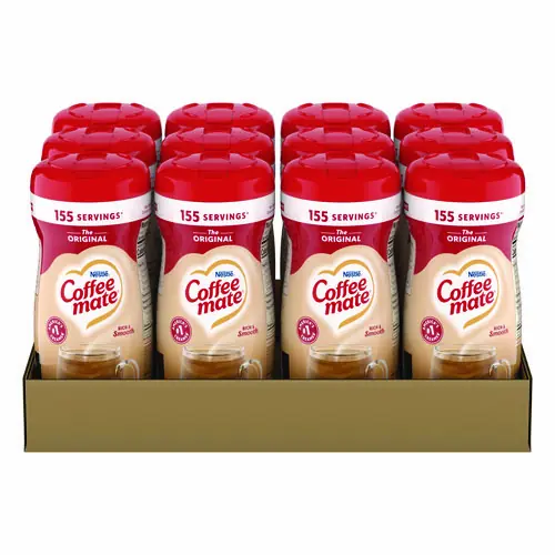 Coffee mate® Non-Dairy Powdered Creamer, Original, 11 oz Canister, 12/Carton