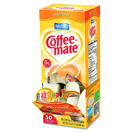 Coffee Mate Hazelnut 50c T/pk 4pk/case