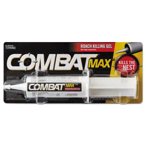 Combat® Source Kill Max Roach Killing Gel, 2.1 oz Syringe, 12/Carton