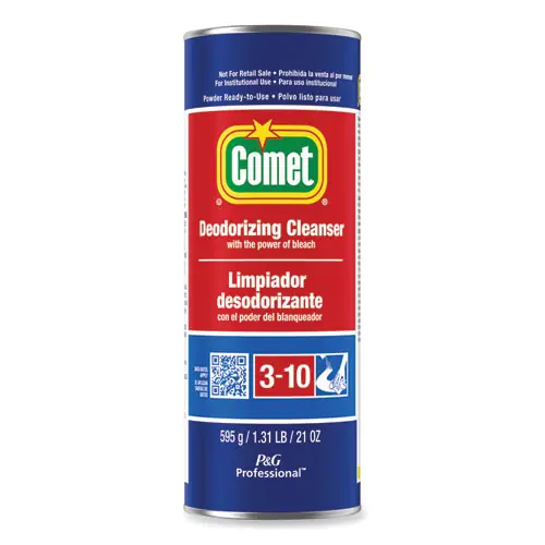 Comet® Deodorizing Cleanser with Bleach, Powder, 21 oz Canister