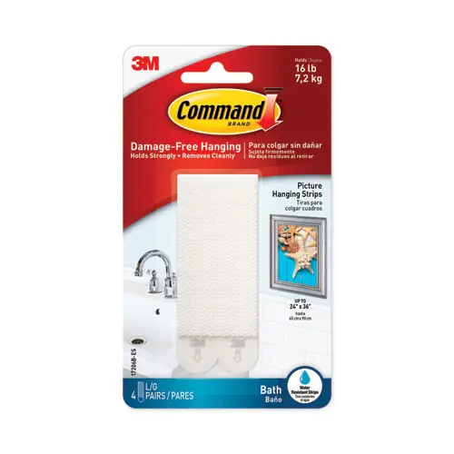 Command™ Bath Picture Hanging Strips