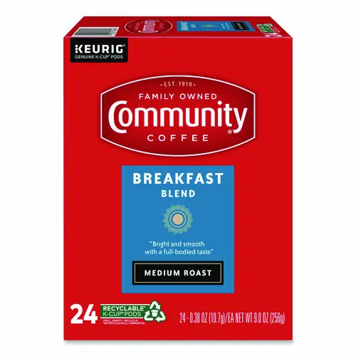 Community Coffee® Breakfast Blend K-Cup, 24/Box