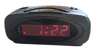COMPACT ALARM CLOCK-2 USB