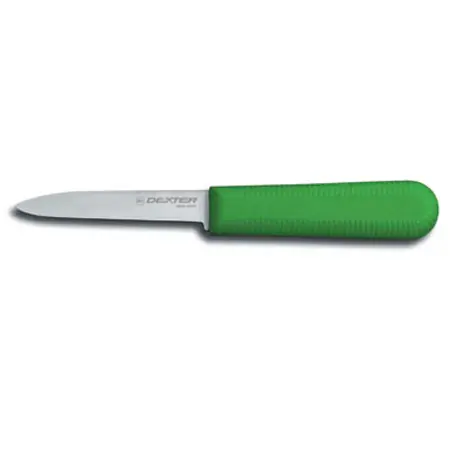 Cooks Paring Knife 3.25-inch Green Handle