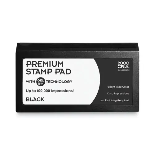 COSCO Microgel Stamp Pad for 2000 PLUS, Black