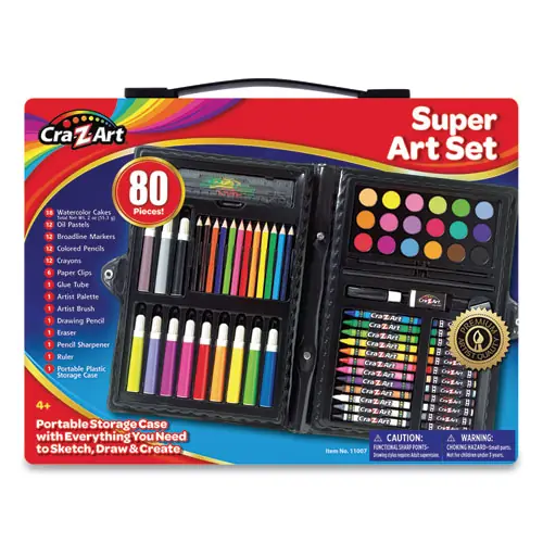 Cra-Z-Art® Super Art Set, 80 Pieces