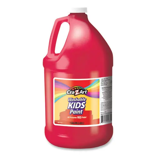 Cra-Z-Art® Washable Kids Paint, Red, 1 gal Bottle