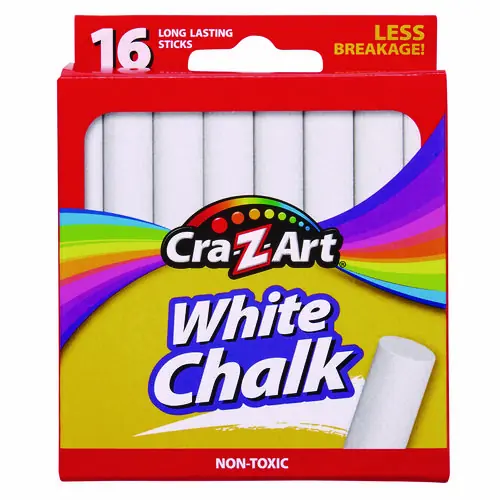 Cra-Z-Art® White Chalk, 16/Pack