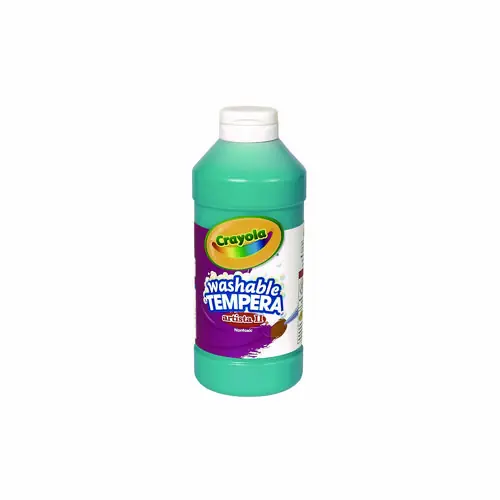 Crayola® Artista II Washable Tempera Paint, Turquoise - 16 oz Bottle