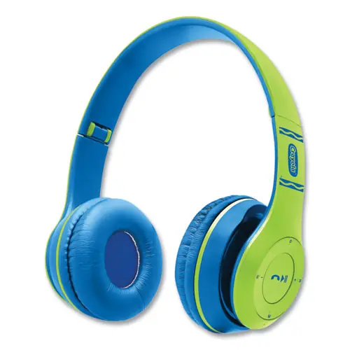 Crayola® Boost Active Wireless Headphones, Green/Blue