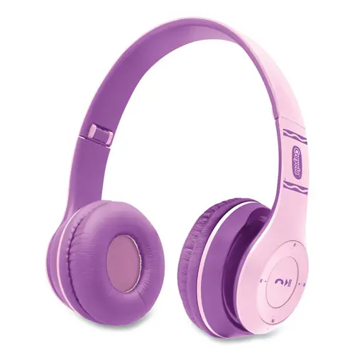 Crayola® Boost Active Wireless Headphones, Pink/Purple