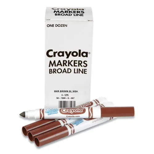 Crayola® Bulk Broad Line Washable Markers