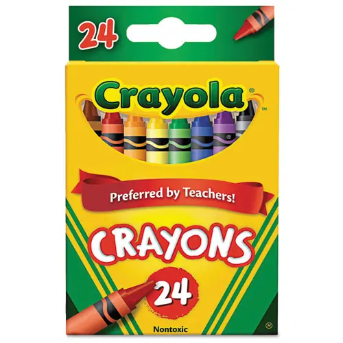 Crayola® Classic Color Crayons, 24 Colors, Peggable Retail Pack