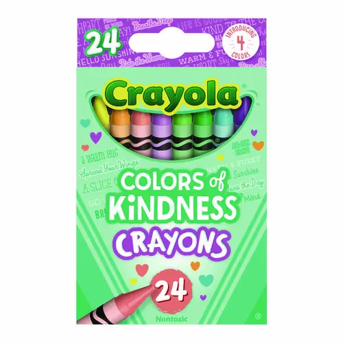 Crayola® Colors of Kindness Crayons, Assorted Colors, 24 Pack