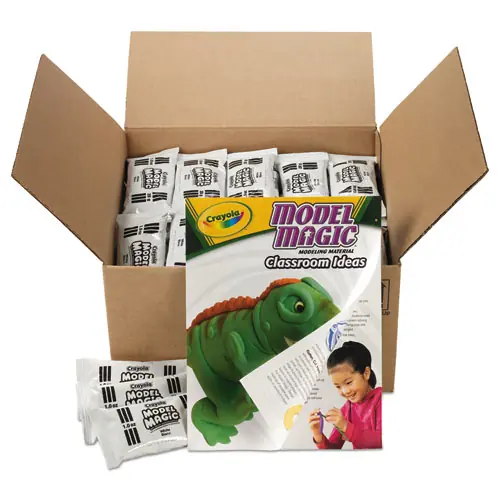 Crayola® Model Magic Modeling Compound, White, 1 oz Packs, 75 Pack Classpack