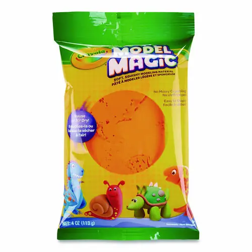 Crayola® Model Magic Modeling Compound, Orange, 4 oz Pack