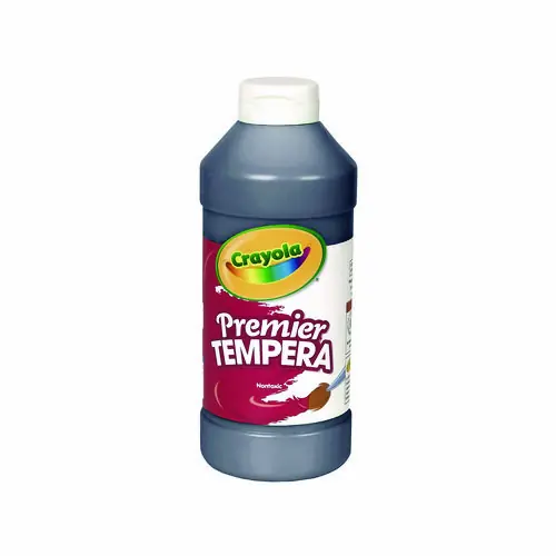 Crayola® Premier Tempera Paint, Black, 16 oz Bottle