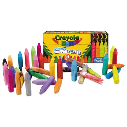Crayola® Ultimate Sidewalk Chalk, 60 Assorted Colors, 64 Pieces
