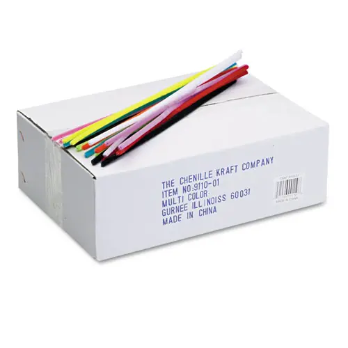 Creativity Street® Jumbo Stems, Assorted Colors, 12" x 6 mm, 1000/Box